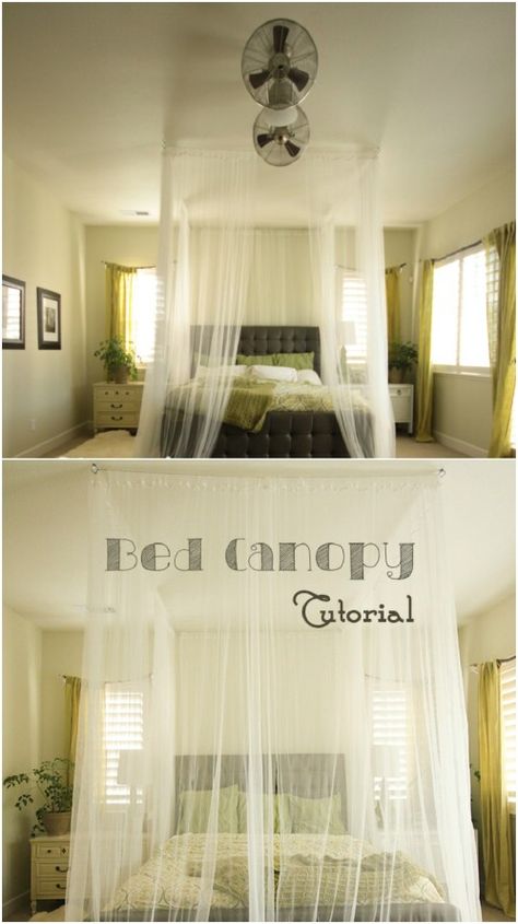 Tent Over Bed, Bed Canopy With Lights, Romantic Bedroom Lighting, Daybed Outdoor, Bedroom Lighting Diy, Canopy Over Bed, Carport Modern, Bed Canopies, Bed Drapes