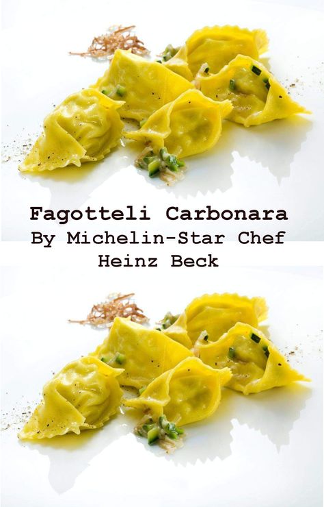 Michelin Star Food Recipes, Carbonara Pasta Plating, Michelin Recipes, Michelin Star Recipes, Fine Dining Recipes Michelin Star, Italian Michelin Star Food, Michelin Star Pasta, French Michelin Star Food, Egg Pasta Recipe