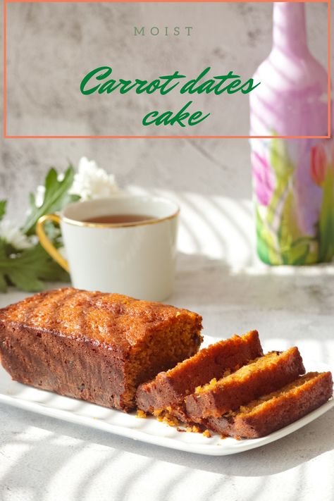 #carrotcake #carrotanddatescake #cakerecipe #cakephotography #bake #carrot #moistcakerecipes #foodphotography #brightphotography #raw_foodie #moistcake #instadaily #instagood #picoftheday #cake #cakesofinstagram #foodstyling #playwithlight #yum Carrot Tea Cake, Dates Cake Recipe, Moist Date Cake Recipe, Potato Cake Recipe, Milo Cake, Carrot Cake Recipe Homemade, Carrot Cake Dessert, Sweet Potato Cakes, Sweet Potato Cake Recipe