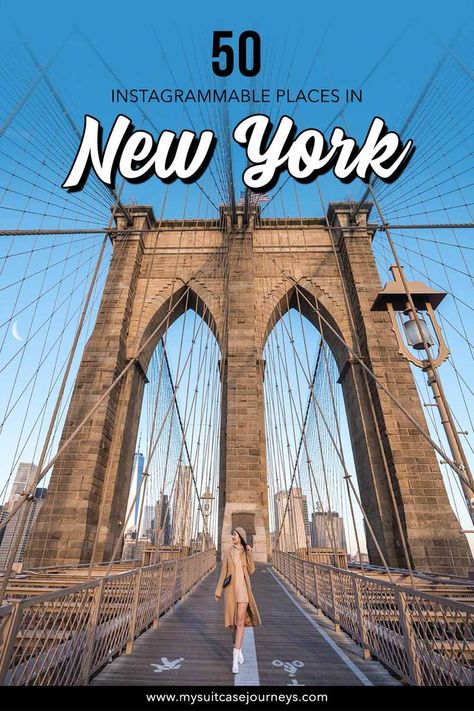 #NewYork is, without a doubt, a photographer’s playground. From historic landmarks and beautiful architecture to artsy murals and cute cafés, these are the top 50 photo spots in NYC you’re not gonna want to miss out on! | new york photography | new york city photography | new york photography ideas | new york instagram pictures | instagram places in nyc | best instagram places in nyc | new york instagram locations #travel #newyork Buenos Aires, New York Instagram Pictures, New York Instagram, Places In Nyc, Nyc Rooftop, Instagram Places, Instagram Locations, Nyc Travel, Most Instagrammable Places