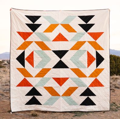 Aztec Quilt Pattern, Quilt Patterns Easy, Aztec Quilt, Southwestern Quilts, Native American Quilt, Southwest Quilts, Western Quilts, Navajo Rug, Quilting Blocks