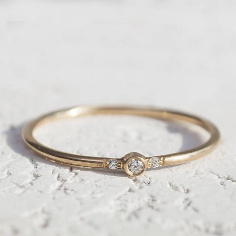 Ring for Women, 14K Gold Ring, Purity Ring, Engagement Ring, Dainty Ring, Simple Engagement Ring, Rings For Women, Diamond Band for Women Tiny Diamond Ring, Dainty Wedding Band, Purity Ring, Dainty Diamond Ring, Simple Engagement, Three Stone Diamond Ring, Dainty Gold Rings, Diamond Stacking Rings, Zierlicher Ring