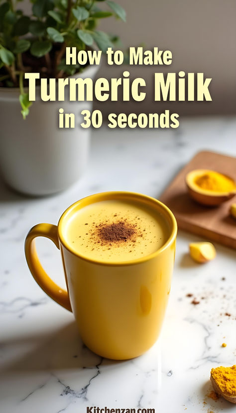 how to make turmeric milk Milk Honey Cinnamon Drink, Milk And Turmeric Benefits, Tumeric Milk Recipe Benefits, Bedtime Tea Recipes, How To Take Tumeric, Golden Tea Turmeric Milk, Tumeric Drinks Recipes, Turmeric Coffee Recipe, Savory Drinks