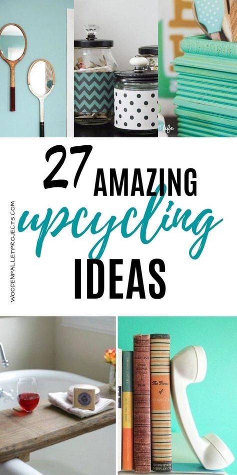 Upcycling Ideas Diy, Upcycle Home, Diy Recycled Projects, Upcycle Diy, Upcycling Furniture, Upcycling Projects, Simple Crafts, Upcycling Ideas, Upcycle Decor