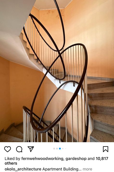 Exterior Spiral Staircase, Stairway Design Ideas, Deconstructivism, Metal Stairs, Stairway Design, Interior Design Resources, Architecture Building Design, Interior Stairs, Railing Design