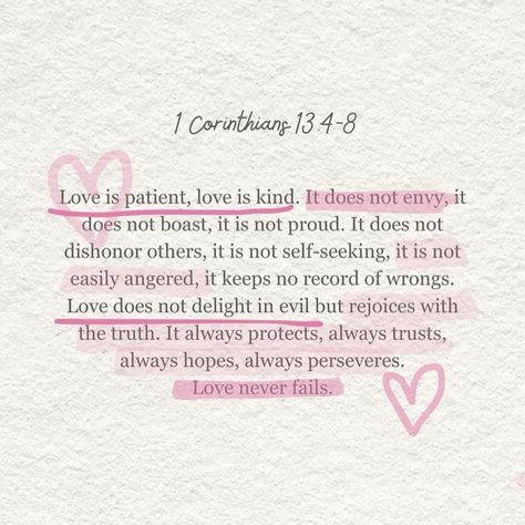 Pink Aesthetic Princess, Bible Verses About Patience, Girl Pink Aesthetic, National Pink Day, Aesthetic Princess, Love Scriptures, Cute Bibles, Love Is Patient Love Is Kind, Bible Verse Background