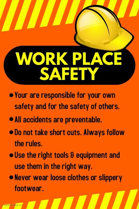 Factory Safety Posters, Safety Signage In Workplace, Industrial Safety Posters, Industrial Safety Slogans, Safety At Workplace, Woodworking Safety, Workshop Safety, Construction Signs Printable, Workplace Safety Slogans