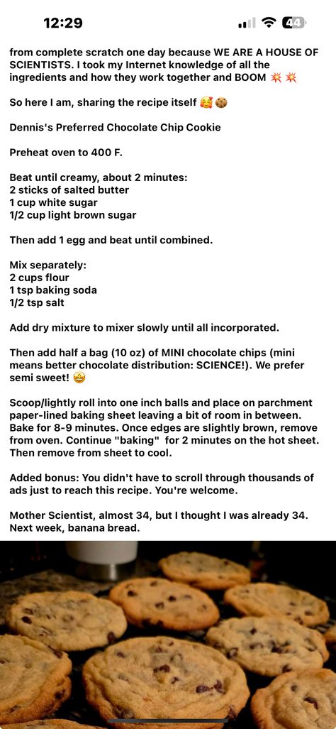 Chocolate Chocolate Chip Cookie Recipe, Awesome Desserts, Best Chocolate Chip Cookies Recipe, Chocolate Chip Cookie Recipe, I Love Chocolate, Delicious Cookie Recipes, Best Chocolate Chip Cookie, Chip Cookie Recipe, Fun Recipes