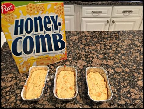 Honeycombs Cereal Recipe, Honeycomb Cereal Recipes, Honeycomb Cereal, Cereal Bread, Cereal Breakfast, Breakfast Bread, Breakfast Bites, Cereal Recipes, Breakfast Cereal