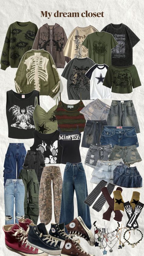 X3 Grunge Fits, Earthy Outfits, Outfit Inspo Casual, Swaggy Outfits, Alternative Outfits, Fairy Grunge, Dream Style, Really Cute Outfits, Edgy Outfits