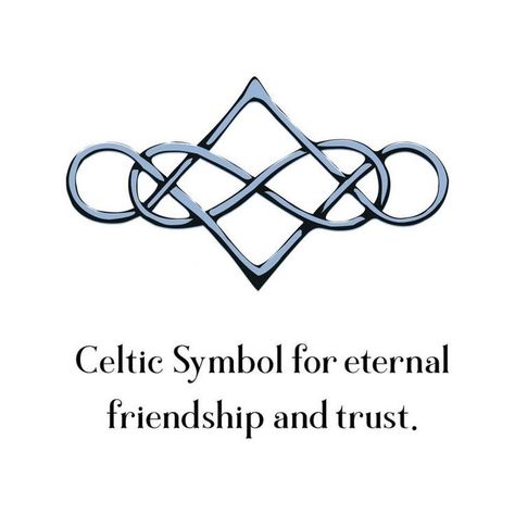 Symbol For Friendship, Friendship Symbol Tattoos, Celtic Symbols And Meanings, Celtic Symbol, Celtic Tattoo, Handpoke Tattoo, Friendship Symbols, Friendship Tattoos, Symbols And Meanings