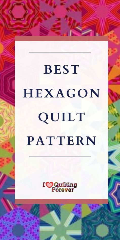 Octagon Quilting Designs, How To Hexagon Quilt, Hexagon And Triangle Quilt Pattern, Harmony Quilt Pattern, Hexagon Patchwork Ideas, Hexie Projects Free Pattern, Hexagon Quilt Pattern Free Table Toppers, Hexagon Quilt Designs Layout, Sewing Hexagons Together