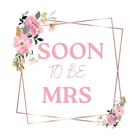 Modern Soon To Be Mrs Printable Stickers for Wedding Planners Bride To Be Stickers Printable, Bride To Be Stickers, Engagement Packing Ideas For Bride, Bride To Be Printable, Wedding Loading, Bride To Be Quotes, Haldi Ideas, Manifestation List, Stickers For Wedding