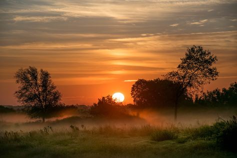 Beautiful Sunrise Photography Mornings, Sunrise Aesthetic Landscape, Wide Pictures, Sunset Landscape Photography, Wide Photo, Nature Landscape Photography, Landscapes Photography, Landscape Reference, Sun Landscape