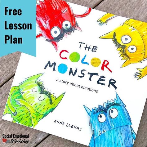 Do you use books to teach students SEL skills? ⁠⠀ ⁠⠀ The color monster is a great one to explore identifying feelings. I have a free lesson plan you can download for The Color Monster.  Grab that, join my list, and get access to more resources. :white_che The Color Monster, Feelings Lessons, Color Monster, Emotions Preschool, Monster Activities, Social Emotional Learning Lessons, Monster Book, Feelings Activities, Emotions Activities