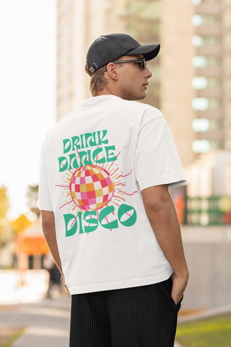 Vintage Disco Tshirt, Groovy T Shirt Designs, 70s T Shirts Vintage Tees, Retro T Shirt Designs, Retro Disco Party, Disco Ball Graphic, Disco Dance Party, Dance T Shirt, Vintage Disco