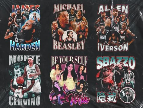 Rap Tee Design, Hoodie Wallpaper, Bootleg Rap Design, 90s Bootleg Design, Vintage Bootleg Design, Hip Hop Sports T-shirt With Graphic Design, Bootleg Tshirt Design, Bootleg Tee Design, Beyonce Shirt