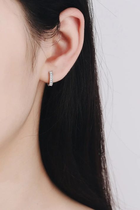 Discover elegance with LOVCIA 925 Sterling Silver Inlaid Moissanite Huggie Earrings in Sterling Silver at LOVCIA. ✨ Perfect for every occasion. Shop now at https://lovcia.com/products/lovcia-925-sterling-silver-inlaid-moissanite-huggie-earrings-ltr24101300244476714 . Explore more at https://lovcia.com . #Bestseller #Lovcia #LovciaJewelry #SterlingSilverEarrings #FashionEarrings #Earrings #EarringsForWomen #Women'sEarrings #EarringsForGirls #EarringsStyle #StylishEarrings #TrendyEarrings #Gift... Huggie Earrings Silver, Picture Style, Moissanite Earrings, Huggie Earrings, The Pearl, 3 Carat, Girls Jewelry, Summer Jewelry, Huggies Earrings