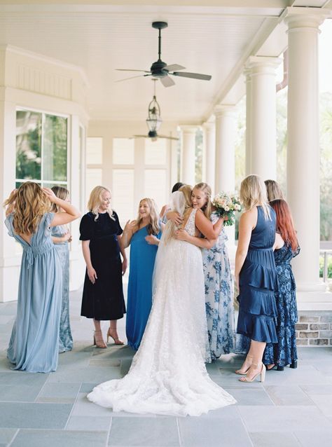 People As Something Blue Wedding, Friends As Something Blue, Something Blue Crew Wedding, Something Blue Crew Dresses, Something Blue Wedding Party, Something Blue Friends, Something Blue Person, Something Blue Bridal Party, Bridesmaids Something Blue