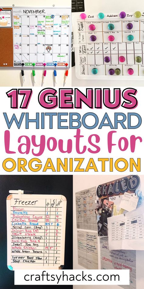 17 Creative White Board Organization Ideas for Home and Office Whiteboard Business Organization, Fridge Dry Erase Board Ideas, Organizational Chart Design Ideas Diy, White Board Home Organization, Dry Erase Board Organization Ideas, Organized White Board Ideas, Dry Erase Board To Do List Ideas, Bulletin Board Organization Ideas, Family Task Board