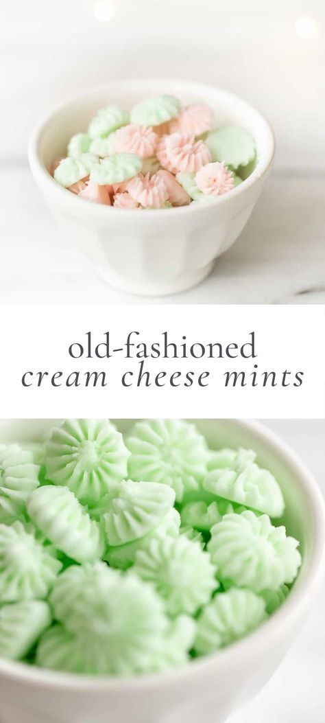 These cream cheese mints are so perfect to make and serve for the holidays, and they’re great to gift to friends and family too! Made with simple ingredients, it’s so quick and easy to make a big batch of this cream cheese mints recipe to enjoy throughout the festive season. Cream Cheese Mints Recipe, Mints Recipe, Appetizer Christmas, Easter Food Appetizers, Cream Cheese Mints, Fancy Desserts Recipes, Dinner Mints, Butter Mints, Julie Blanner