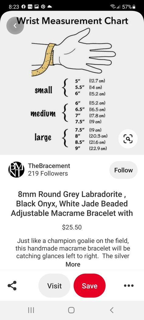 Bracelet Sizing Guide, Friendship Bracelet Size Chart, Measurements For Bracelets, Elastic Bracelet Size Chart, Earring Length Chart, Bracelets Size Chart, Bracelet Sizes Chart, Bracelet Measurement Guide, Bead Bracelet Size Chart