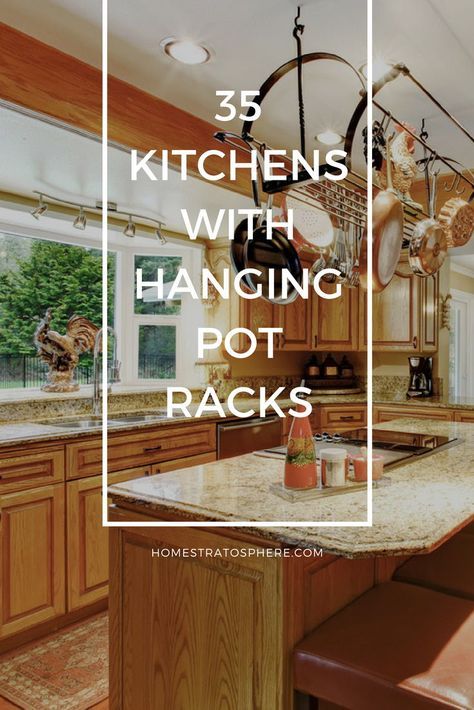 Pot Hangers For Kitchen Over Island, Over The Sink Pot Rack, Hanging Pot Holder Kitchen, Retractable Pot Rack, Hanging Pots And Pans From Ceiling, Pots Hanging Over Island, Hanging Pots In Kitchen Ideas, Kitchen With Pot Rack, Ideas For Hanging Pots And Pans