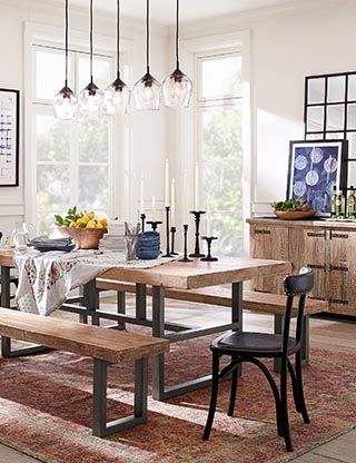 Dining Room Furniture | Pottery Barn Bar Dining Room Ideas, Pottery Barn Dining Room Ideas, Pottery Barn Dining Room, Room Ideas Inspiration, Room Ideas Furniture, French Country Dining Table, Oak Dining Room Table, Country Dining Tables, Round Back Dining Chairs