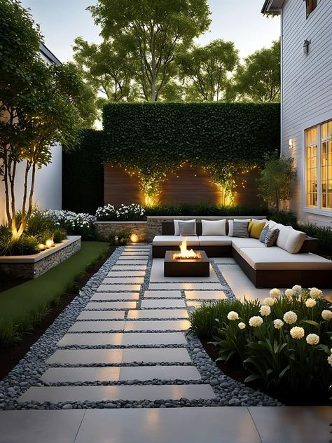 Rooftop Yard, Courtyard Gardens Design, Modern Backyard Landscaping, Back Garden Design, Backyard Renovations, Patio Garden Design, Modern Backyard, Outdoor Gardens Design, Backyard Garden Design