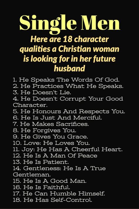 #singlemen #character #characterqualities #christianwomen #christian #wordogod #gentleness Single men- Here are 18 character qualities a Christian woman is looking for in her future husband. Husband Qualities, Christian Relationship Quotes, Christ Centered Relationship, Godly Relationship Quotes, Christian Husband, Character Qualities, God Centered Relationship, God Made Me, Relationship Lessons