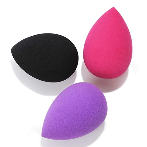 Blending Sponge, Makeup Materials, Powder Concealer, Makeup Blender Sponge, Expensive Makeup, Beauty Blenders, Makeup Sponges, Makeup Blender, Elf Cosmetics