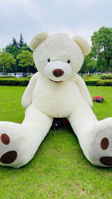 Big white teddy bear. Available for sale Big White Teddy Bear, Big Teddy Bears, Human Size Teddy Bear, Teddy Bear Big, Mirror Selfie With Flash, Huge Teddy Bears, Teddy Photos, Wealthy Man, Large Teddy Bear