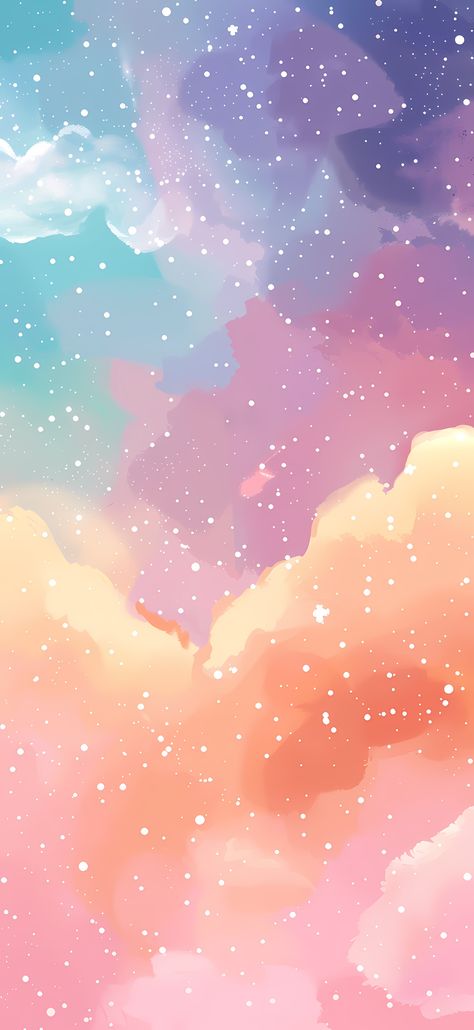 Whimsy Wallpaper Iphone, Happy Colors Wallpaper, Pastel Colorful Aesthetic, Cutest Wallpapers Iphone, Cartoon Screensaver, Fondos Cute Aesthetic, All Colors Wallpaper, Dreamy Iphone Wallpaper, Cute Pastel Wallpaper Aesthetic