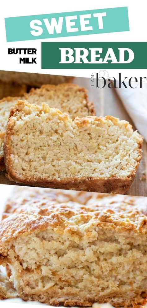 Old Fashioned Buttermilk Sweet Bread is a recipe we make often because it is so versatile! It’s a sweet quick bread and goes perfectly with almost any meal! This easy quick bread is a great option for any meal breakfast, lunch, or dinner! Old Fashion Sweet Bread Recipes, Quick Breads Made With Buttermilk, Bread Recipes Using Buttermilk, Breads With Buttermilk, Quick Bread With Buttermilk, Buttermilk Sweet Bread, Quick Breads Using Buttermilk, Buttermilk Quick Bread Recipes, Recipes Made With Buttermilk