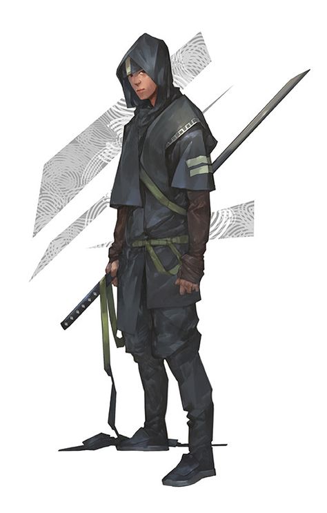 Ninja, Dae hoon Lee on ArtStation at https://www.artstation.com/artwork/RlR5X Ninja Character Art, Ninjas Art, Ninja Character Design, Male Ninja, Shinobi Art, Ninja Poses, Ninja Pose, Ninja Concept, Ninja Drawing