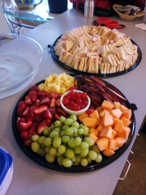 Party Sandwiches, Party Food Buffet, Party Food Platters, Party Trays, Kids Party Food, Party Platters, Birthday Party Food, Shower Food, Party Buffet