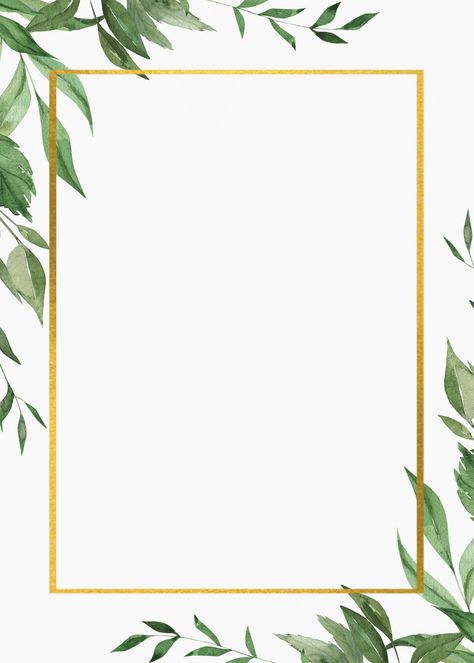 Printable Floral Border, Eucalyptus Printable Free, Eucalyptus Party Decor, Back To School Templates Free Printable, Flowers For Borders, Eucalyptus Template, Free Printable Borders, Greenery Template, Flower Templates Printable Free