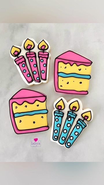 Pop Art Cookies, Royal Icing Birthday Cookies, Comic Cookies, Cocktail Cookies, Birthday Drip Cake, Halloween Sugar Cookies Decorated, Cookie Birthday, Cartoon Birthday Cake, Cookie Birthday Party