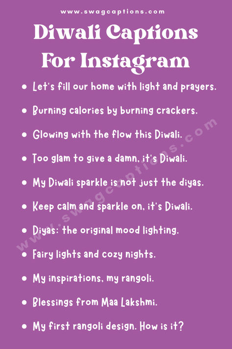 Captivate your Diwali Instagram posts with these dazzling Diwali Captions – perfect for adding sparkle to your celebrations. #diwali #india #festival #happydiwali #love #diwaligifts #diwalidecorations #diwalidecor #instagram #diwalivibes #bhfyp #fashion #instagood #homedecor #mumbai #photography #festiveseason #art #deepavali #indianfestival #navratri #festivevibes #celebration #diya #diwalihampers #diwalicelebration #rangoli #indian #handmade #festive Captions For Instagram Navratri, Diwali Insta Post Captions, Diwali Rangoli Captions For Instagram, Caption For Navratri Post, Happy Diwali Captions For Instagram, Diwali Vibes Quotes, Diwali Insta Captions, Happy Diwali Caption, Rangoli Captions For Instagram