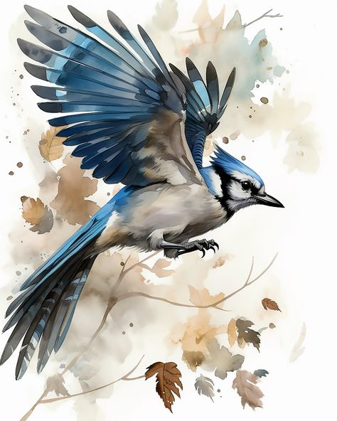 Excited to share the latest addition to my #etsy shop: Winter Bandit Art for Home | Watercolor Bird Art Print | Blue Jay Illustration | Avian Art Decor | Blue Jay Wall Art | Artwork for Bedroom https://etsy.me/45Cmmxx #blue #black #unframed #nursery #countryfarmhouse Watercolor Blue Bird, Blue Jay Tattoo Design, Blue Jay Tattoo Black And White, Bluejay Art, Blue Jay Flying, Blue Jay Illustration, Blue Jay Drawing, Blue Bird Drawing, Illustration Art Nature