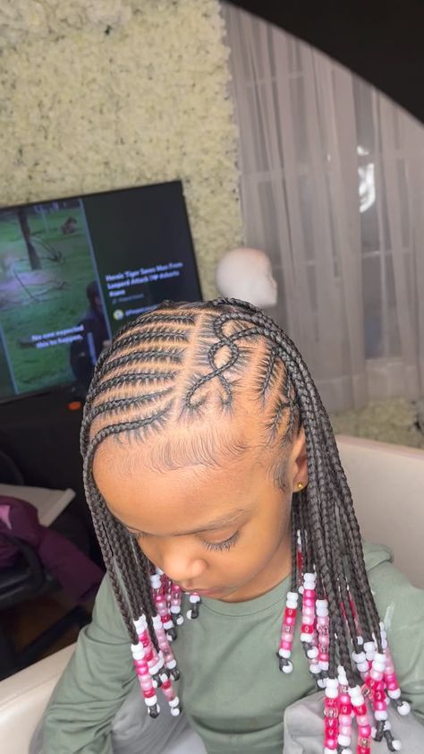 BRAIDING IS MY BUSINESS! | KIDS STYLE + HAIR ADDED 💕 • BOOKED FOR FEBRUARY #knotlessbraids #butterflylocs #knotlessboxbraids #knotless #goddessbraids #goddesslocs … | Instagram Hairstyles For Lil Girls Ideas Black, Natural Kid Hairstyles Black, Little Kids Hairstyles Black Natural, Cute Girl Hairstyles For Kids Easy Black, Box Braids Toddler Girl, Girls Box Braids Black Kids, Hairstyles For Little Black Girls Braids, Kid Styles Braids, Braid Hairstyles For Toddler Girls Black