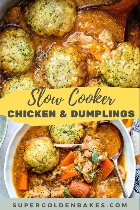 Crockpot Chicken Casserole, Chicken Stew And Dumplings, Slow Cooker Chicken Dumplings, Dumplings Easy, Slow Cooker Chicken And Dumplings, Slow Cooker Chicken Casserole, Dumplings Soup, Slow Cooker Chicken Stew, Stew And Dumplings