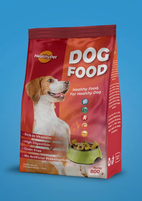 Dog Food Packaging Design, Pet Food Packaging Design, Dog Food Packaging, Snacks Packaging, Pet Food Packaging, Packaging Template Design, Packaging Template, Food Pouch, Food Packaging Design