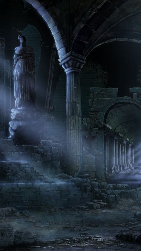 Dungeon Room, Eerie Places, Episode Interactive Backgrounds, Temple Ruins, Dark Castle, My Fantasy World, Alien Concept Art, Visual Aesthetics, Dark Elf