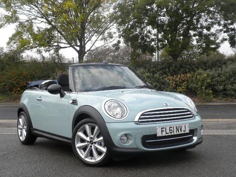 Ice Blue Convertible Mini Cooper 6-speed: this is my car and I love her. Thank you, Brits! Convertible Mini Cooper, Blue Mini Cooper, Blue Convertible, Mini Cooper Convertible, Mini Copper, Car Wheels Rims, Mini Coopers, Pretty Cars, My Car