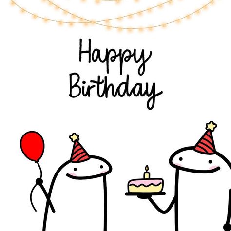 Happy Birthday To Youuu! Funny Happy Birthday Quotes, Happy Birthday Doodles, Happy Birthday Captions, Happy Birthday Icons, Happy Birthday Drawings, Happy Birthday My Friend, Birthday Doodle, Birthday Card Ideas, Anniversaire Diy