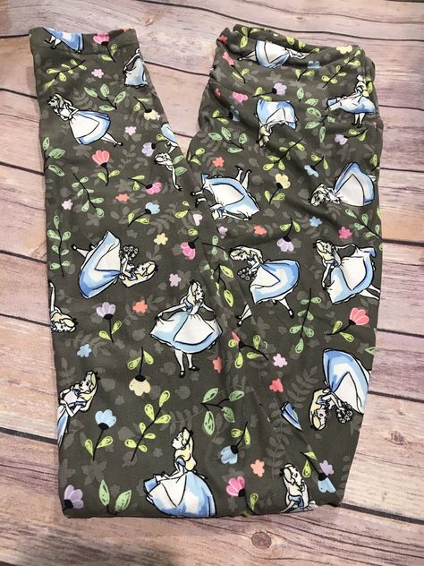 LuLaRoe Leggings - Disney Princess Alice in Wonderland Princess Alice, Lularoe Leggings, Alice In Wonderland, Leggings, Disney Princess, Disney