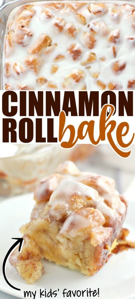 Cinnamon Roll Casserole - Mama Loves Food Apple Cinnamon Roll Bake, Cinnamon Roll Desserts, Cinnamon Roll Casserole, Cinnamon Roll Bake, Cinnamon Roll Cookies, Apple Pie Filling, Easy Cinnamon, Cinnamon Rolls Recipe, Breakfast Recipes Casserole