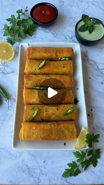 Zubda Malik on Instagram: "Mutton Roll (Ramadan Series Episode 6)   Indulge in the crispy perfection of Mutton Rolls - a savory and flavorful snack that will leave you craving for more!  Full recipe on my blog. KitchenDiariesbyZubda.com . Linked in my bio.   ### Mutton Rolls: A Delicious and Flavorful Snack  Mutton rolls are a popular snack or appetizer made with a flavorful mutton filling wrapped in a crispy spring roll wrapper and deep-fried to perfection. The filling consists of boneless mutton pieces cooked with a blend of aromatic spices, shallots, garlic, ginger, and coconut milk, giving it a rich and savory taste. The addition of potatoes adds a soft and creamy texture to the filling.  The process of making mutton rolls involves cooking the mutton filling until tender and flavorful, Ramadan Series, Spring Roll Wrappers, Popular Snacks, Spring Roll, Creamy Texture, Rolls Recipe, Spring Rolls, Sandwich Recipes, Deep Fried