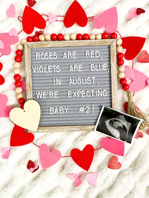 Valentine’s Day flat lay pregnancy announcement baby number two 2 Valentine baby Vday Baby Announcement, 2nd Baby Announcement Valentines Day, Valentine's Day Baby Announcement, Valentines Baby Reveal, Valentines Announcement Pregnancy, Baby Announcing Ideas Valentines Day, Valentine’s Day Announcement, Pregnancy Announcement Picture Ideas, 2nd Baby Pregnancy Announcement